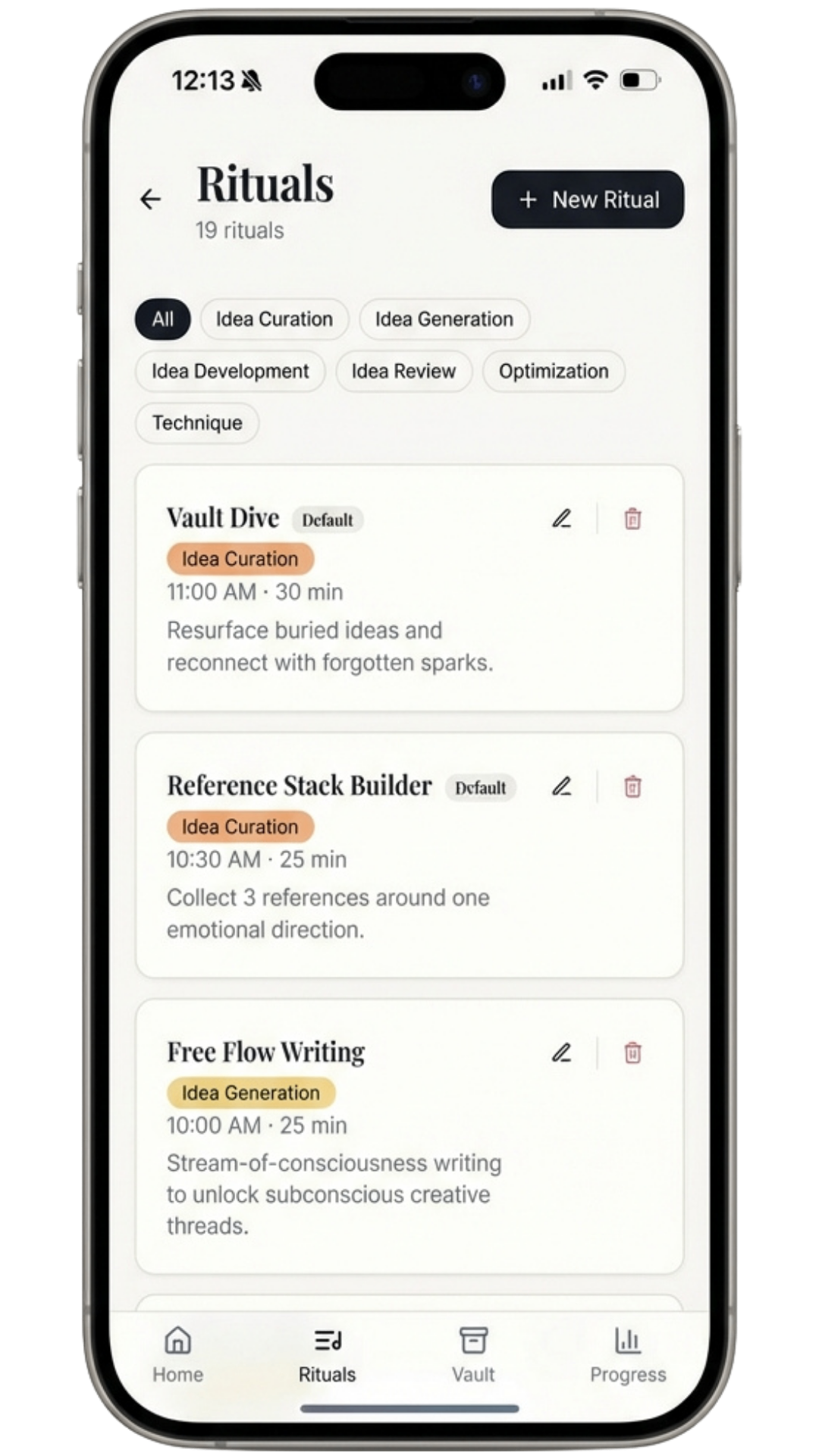 Song Ritual Ritual-Based Workflow